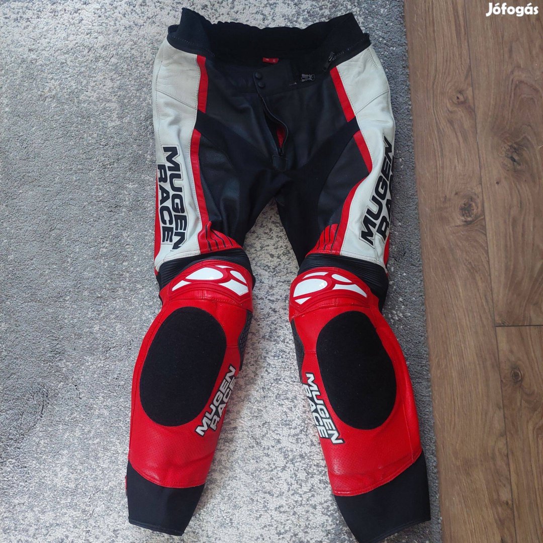 Mugen race motoros bőr ruha nadrág