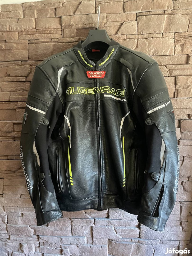 Mugen race motoros bőrkabát