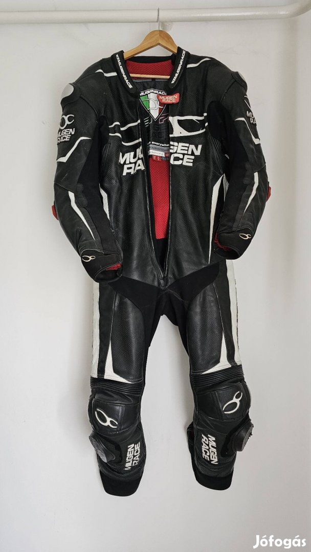 Mugen race motoros bőrruha 