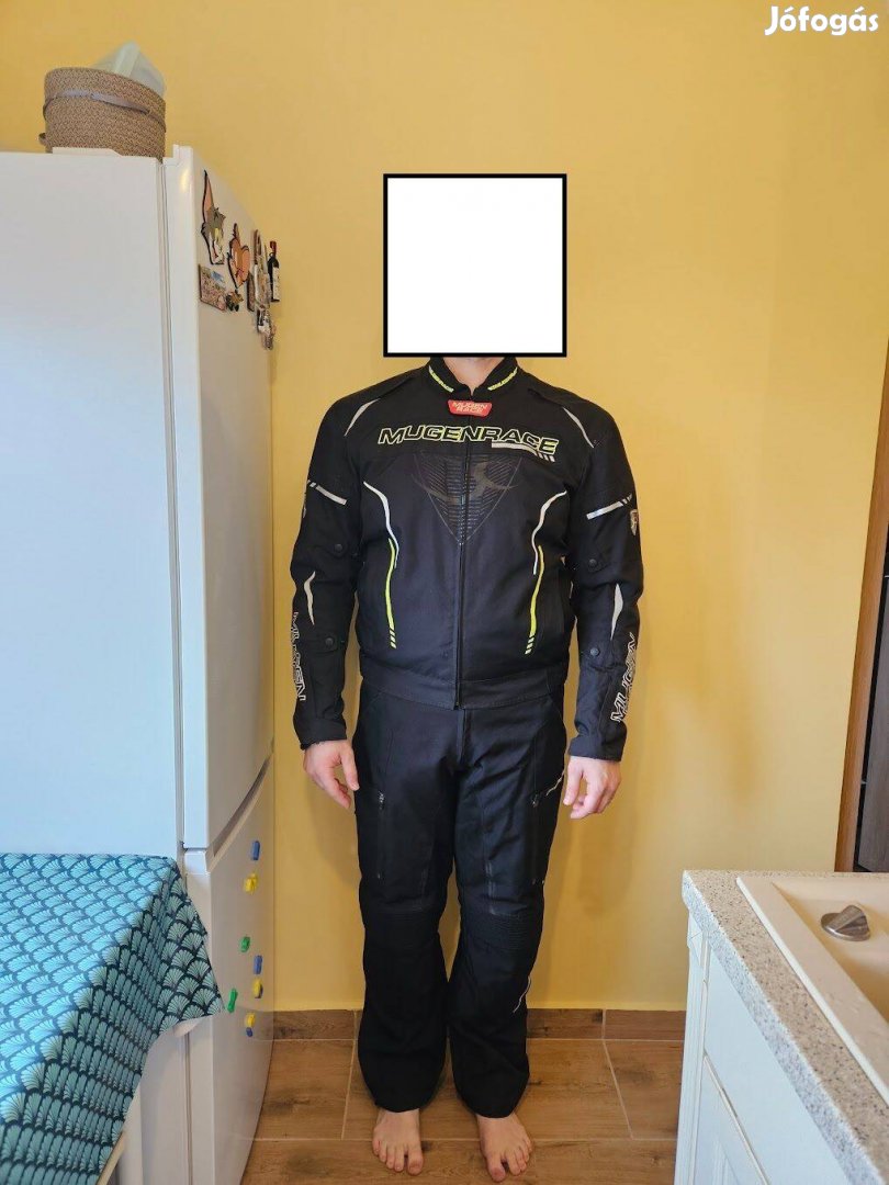 Mugenrace motoros szövet kabát és nadrág