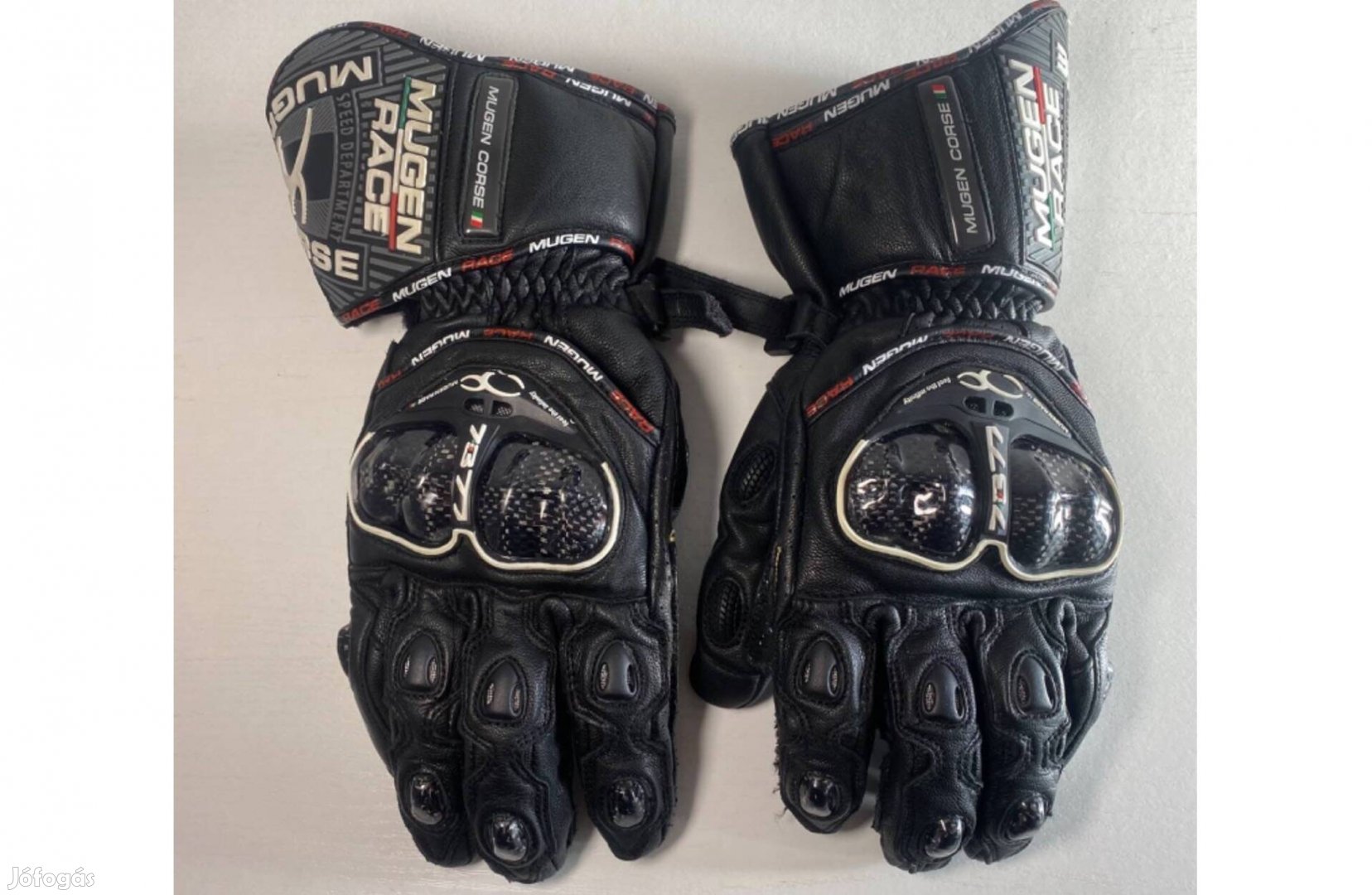 Mugenrace motoros verseny kesztyű, újszerű, használt