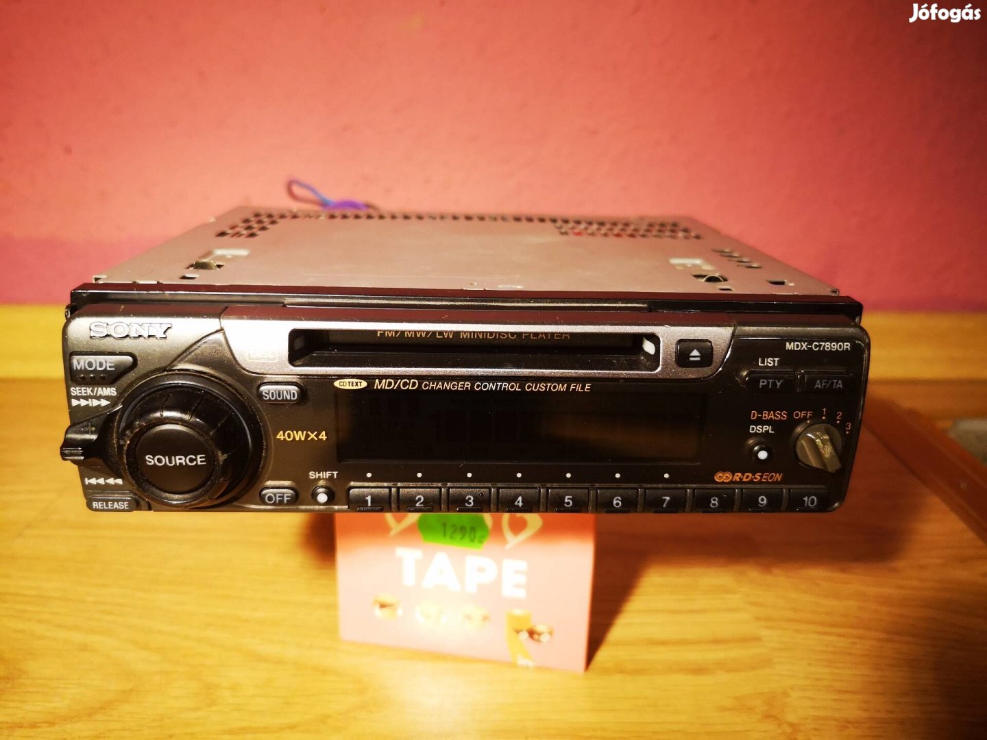 Működő Sony MDX-C7890 MD minidisc autórádió 