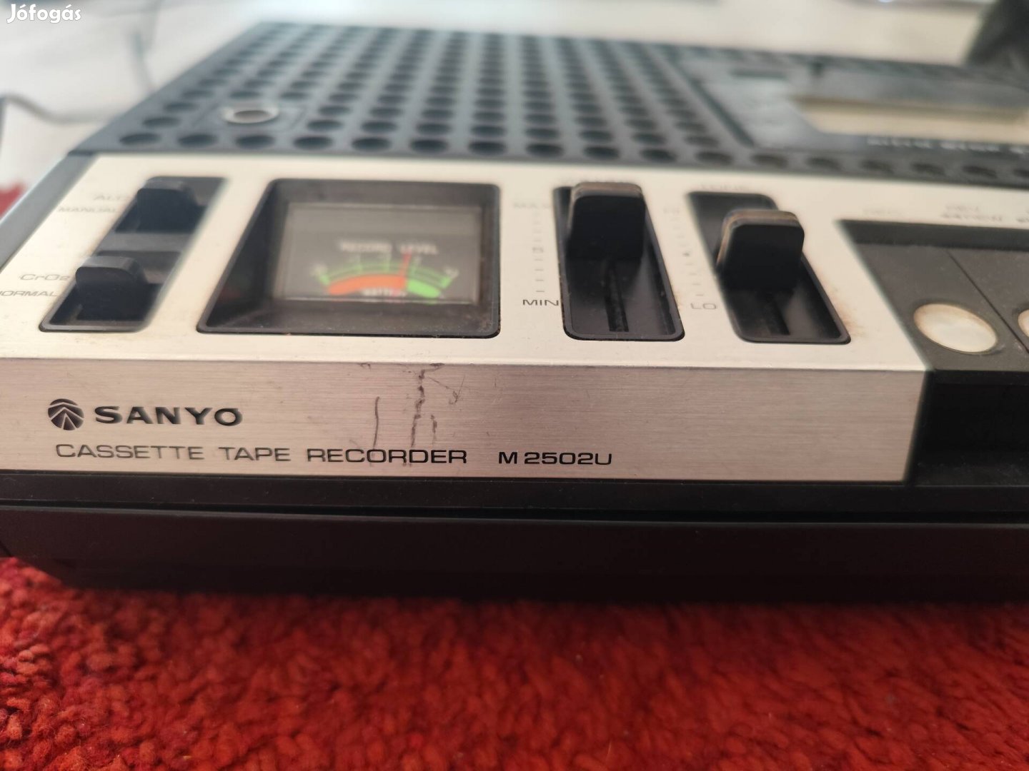 Működőkepes Sanyo M2502u magnó 