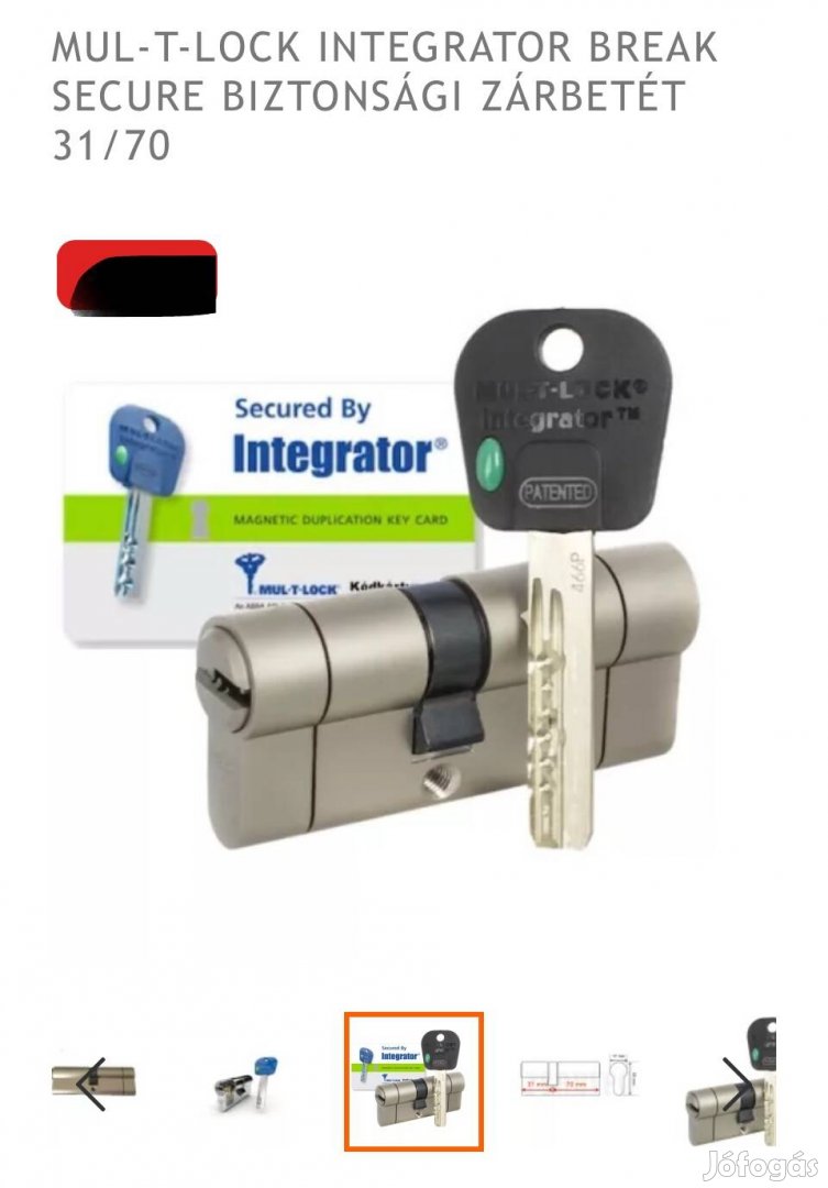 Mul-T-Lock zárbetét integrátor