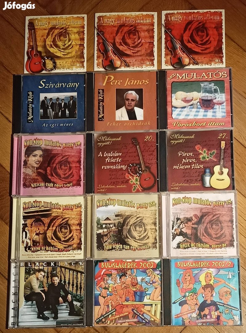 Mulatós zene CD gyűjtemény 