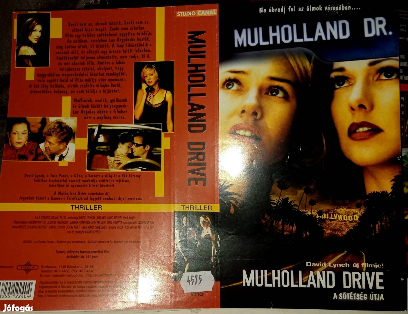 Mulholland drive - thriller vhs - David Lynch