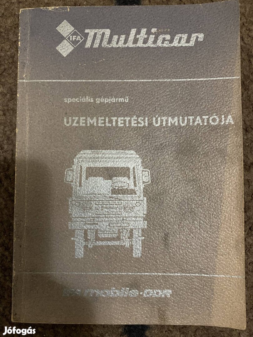 Mulicar M25 Multikar használati útmutató kezelési könyv