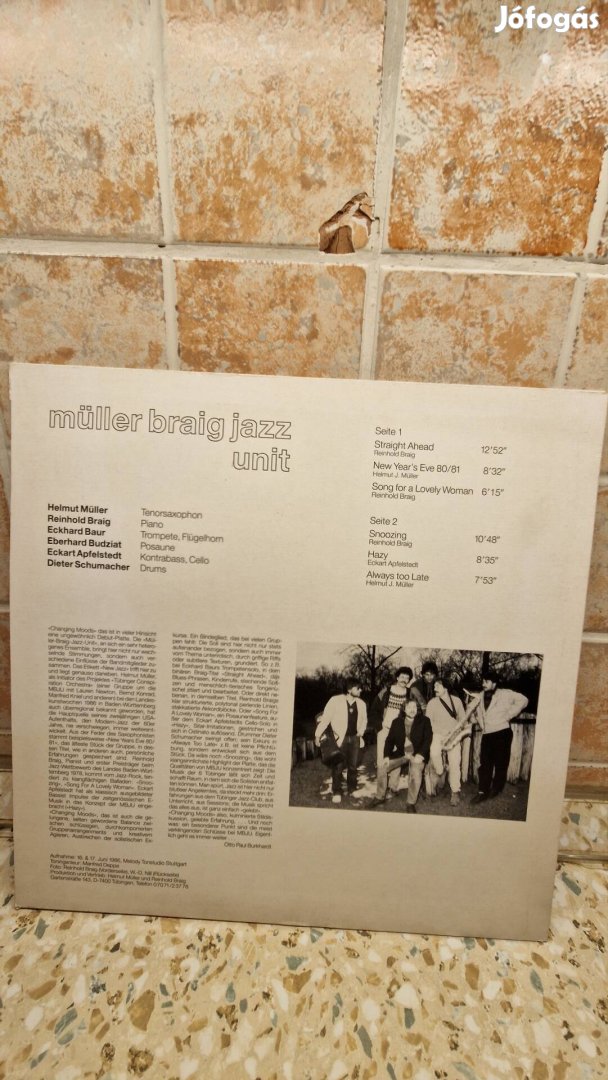 Müller Braig Jazz Unit Album