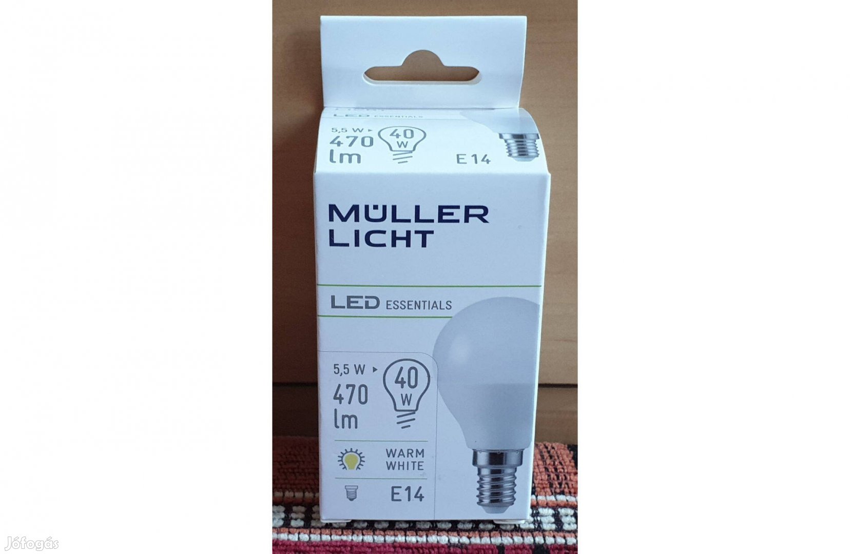 Müller Licht E14 5,5W (40W) LED 2700K 5db!!! (meleg fehér) izzó égő Új