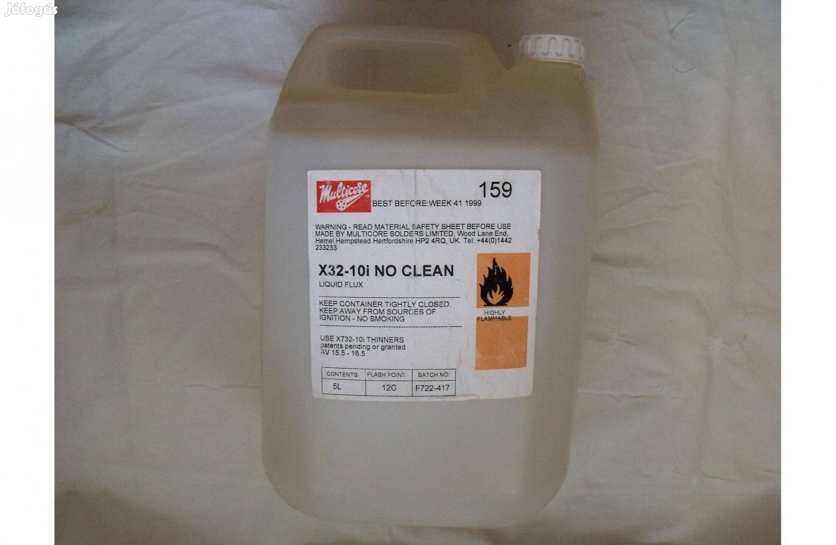 Multicore No Clean flux, folyasztószer. Legolcsóbb