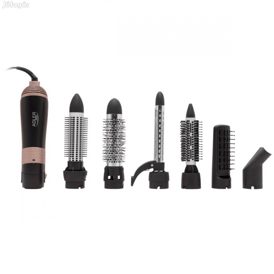 Multifunkciós Hajformázó 6 tartozék Adler hajsütővas