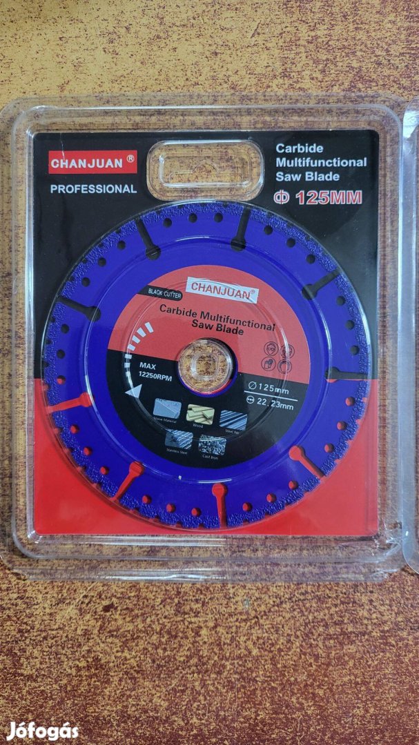 Multifunkciós gyémántbevonatos karbid vágókorong 125mm Mindent vág!