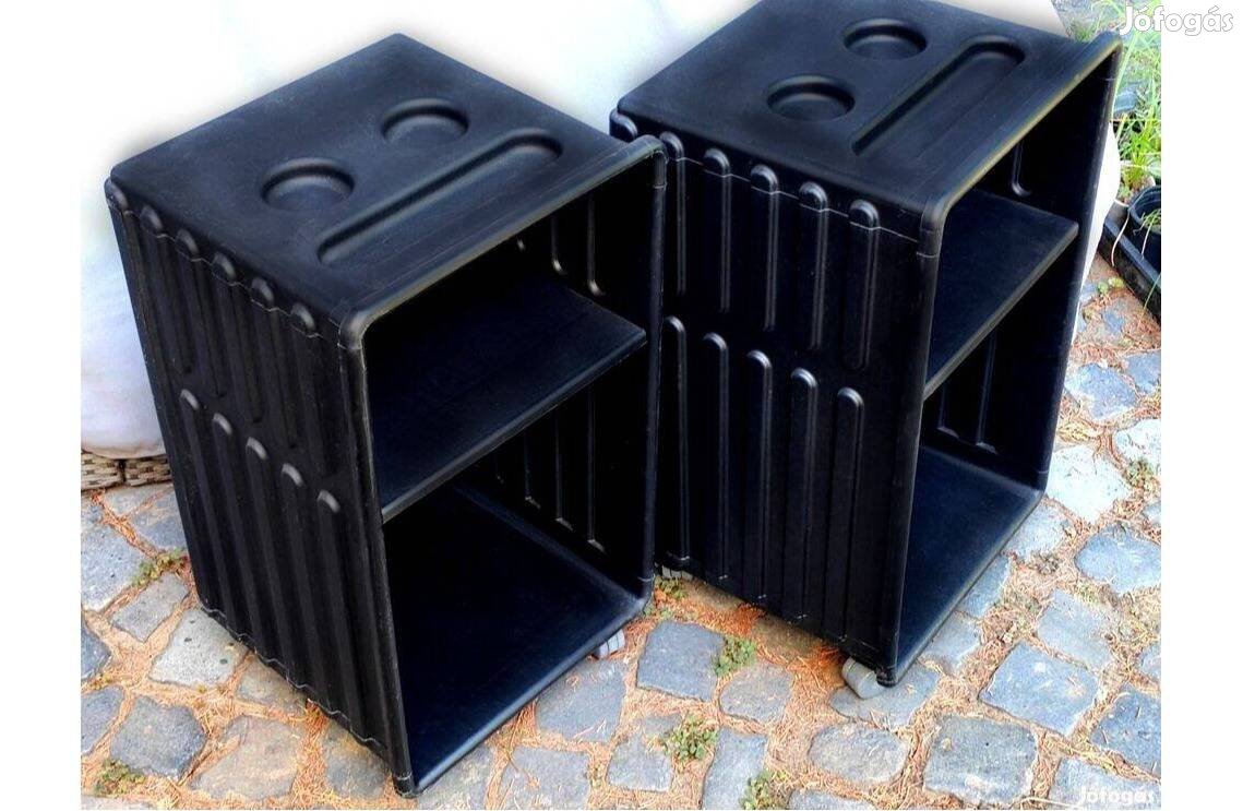 Multifunkciós tárolóegység, műanyag szekrény, 2 db Ikeás