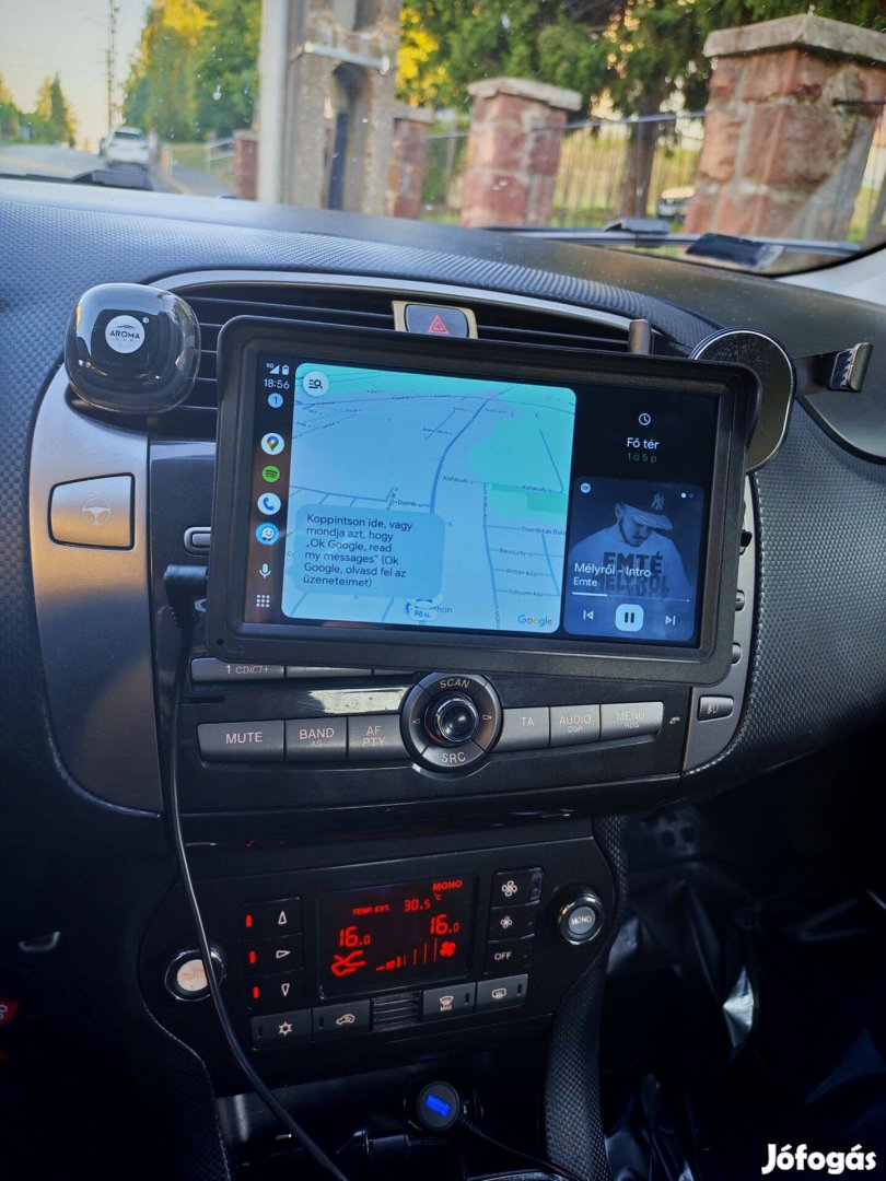 Multimédia rendszer 7"-es autóba - Android auto, carplay