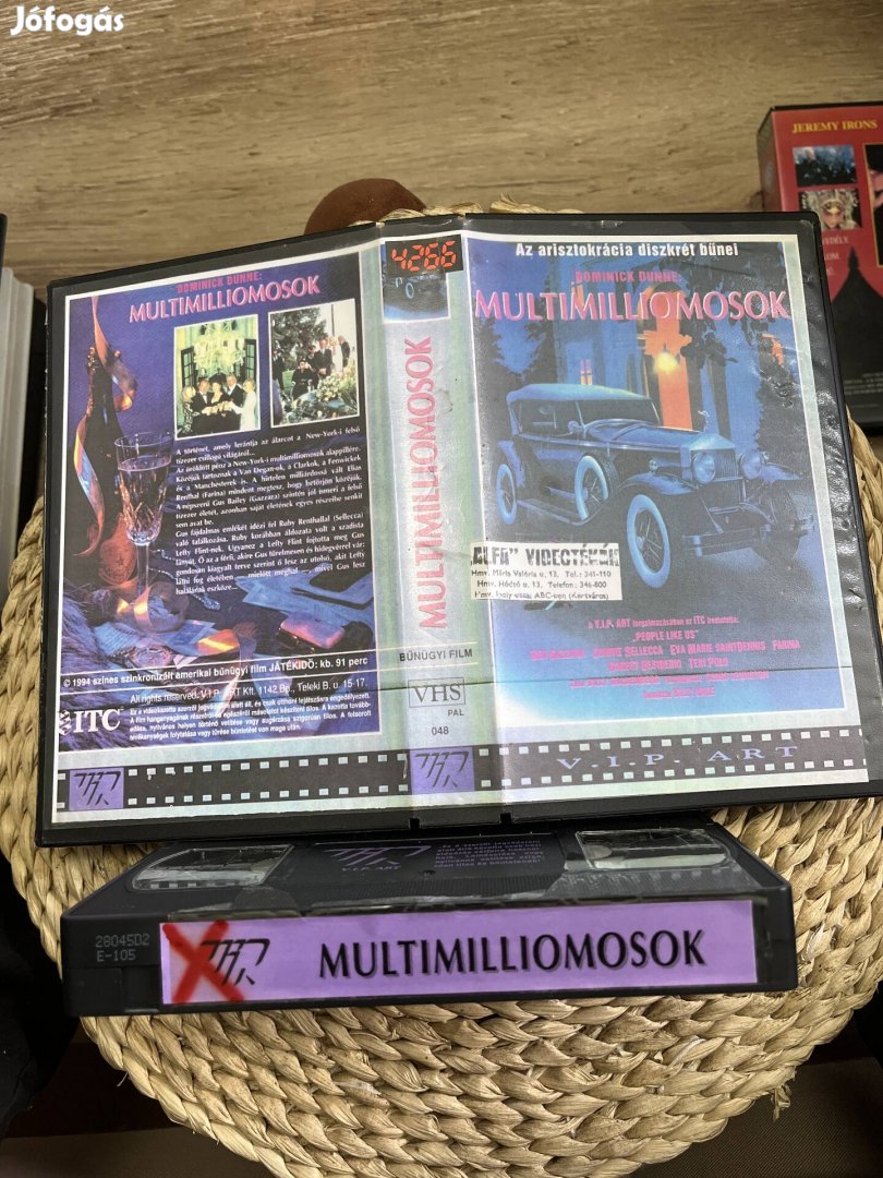 Multimilliomosok vhs m