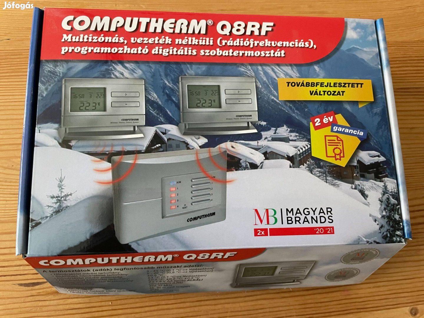 Multizónás, vezeték nélküli szobatermosztát