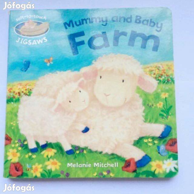 Mummy and Baby Farm, angol nyelvű 3D book, 3D könyv, puzzle