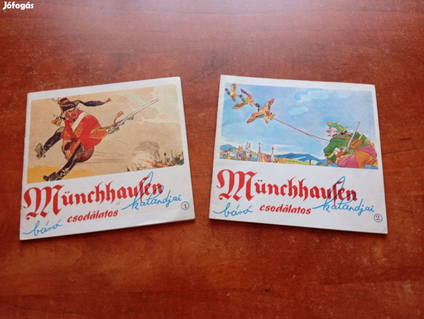 Münchhausen báró csodálatos kalandjai 1-2. képeskönyv