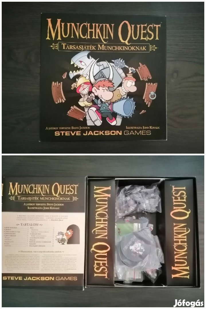 Munchkin Quest társasjáték 