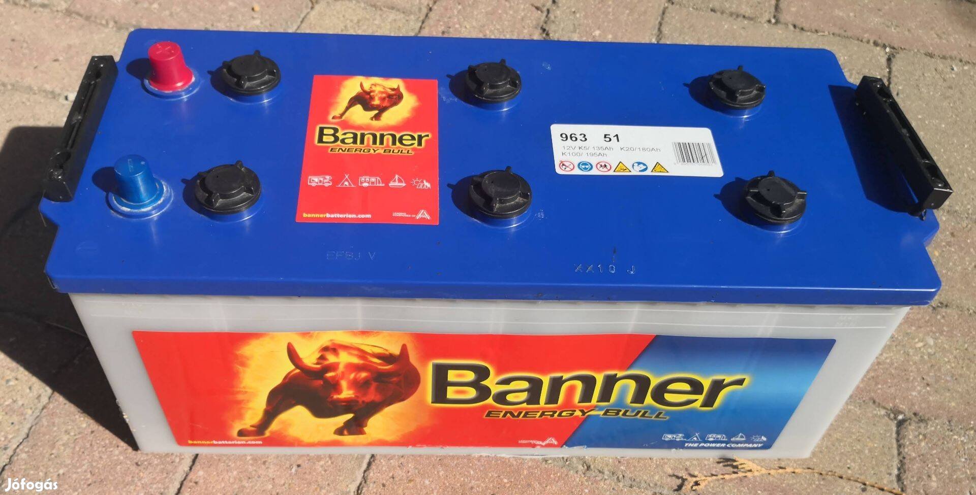 Munka akkumulátor 180Ah Banner energy bull eladó