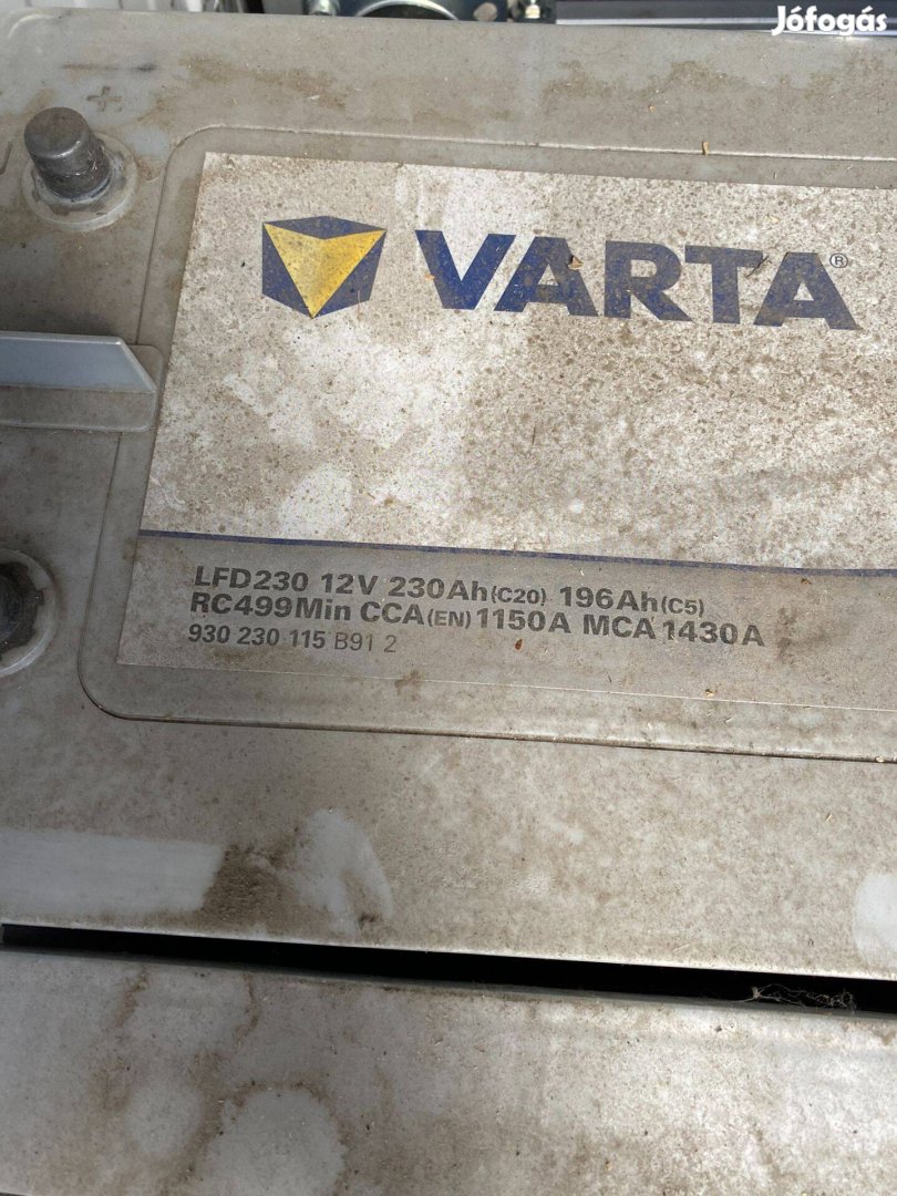 Munka akkumulátor Varta 12V 230 Ah