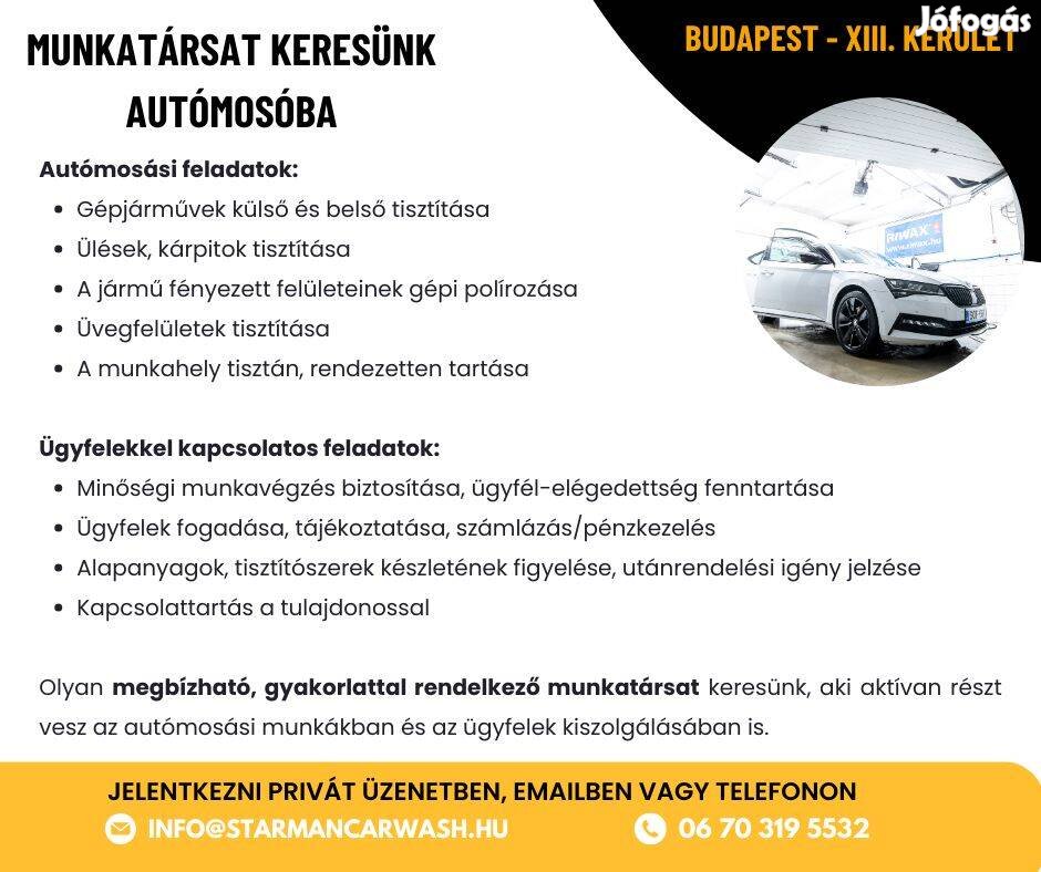 Munkatárs autómosóba