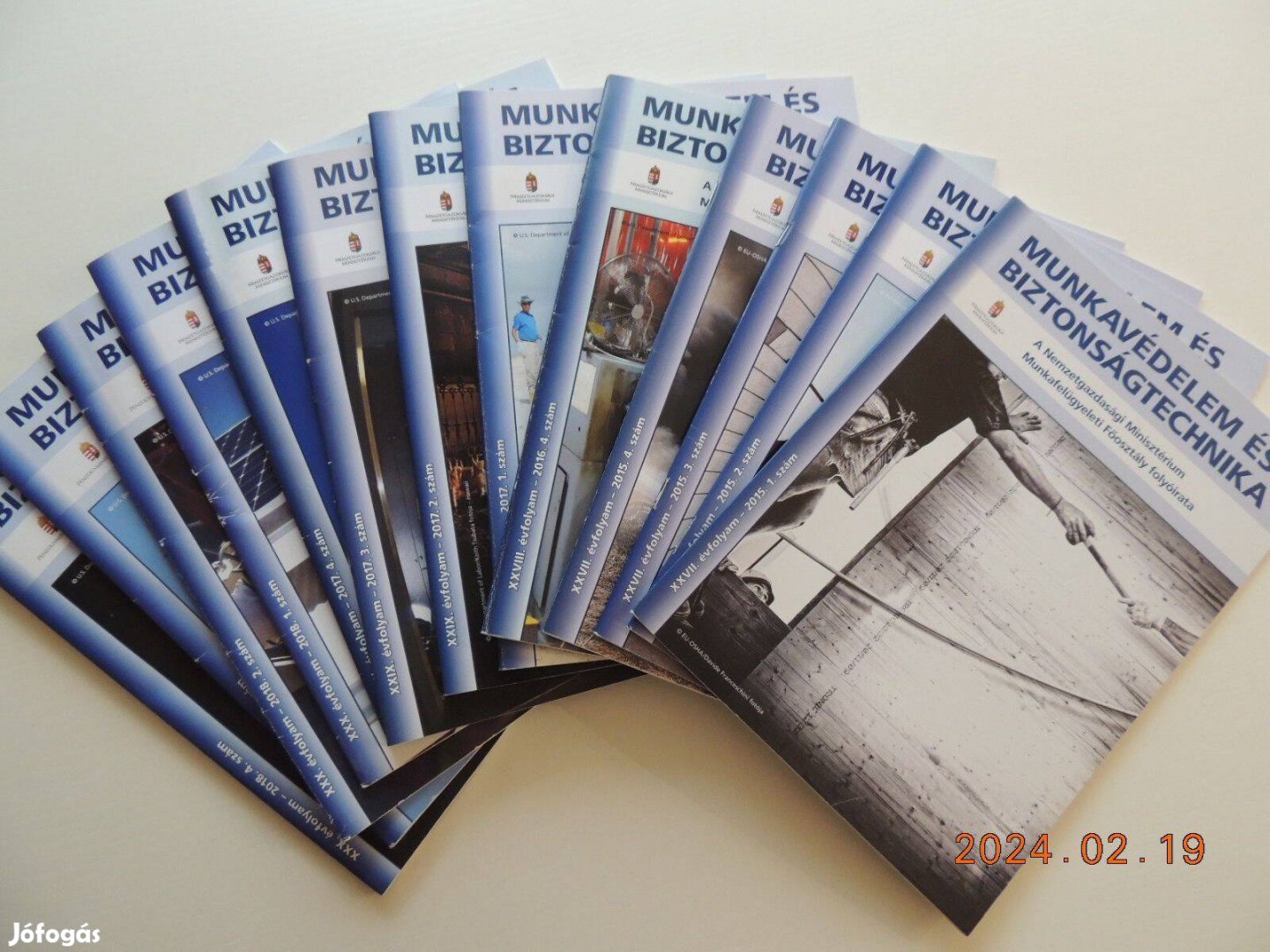 Munkavédelem és biztonságtechnika folyóiratok 2015-17-18.egyben