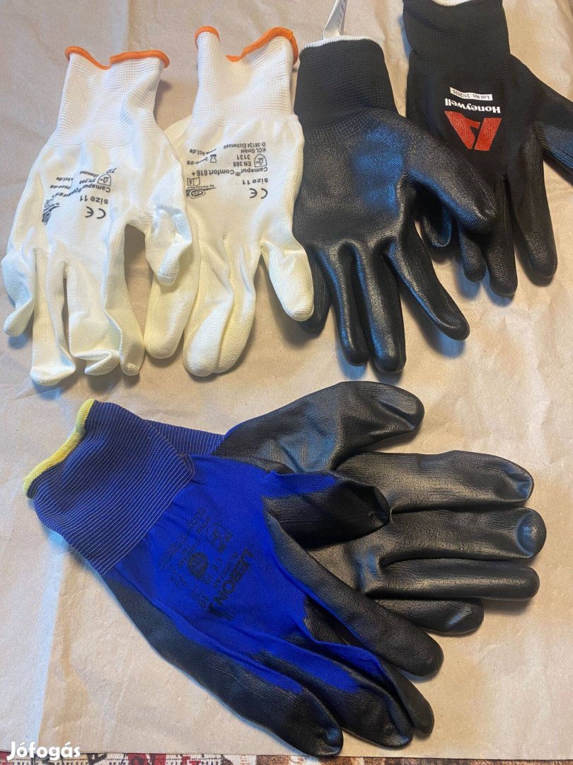 Munkavédelmi kesztyűk többféle