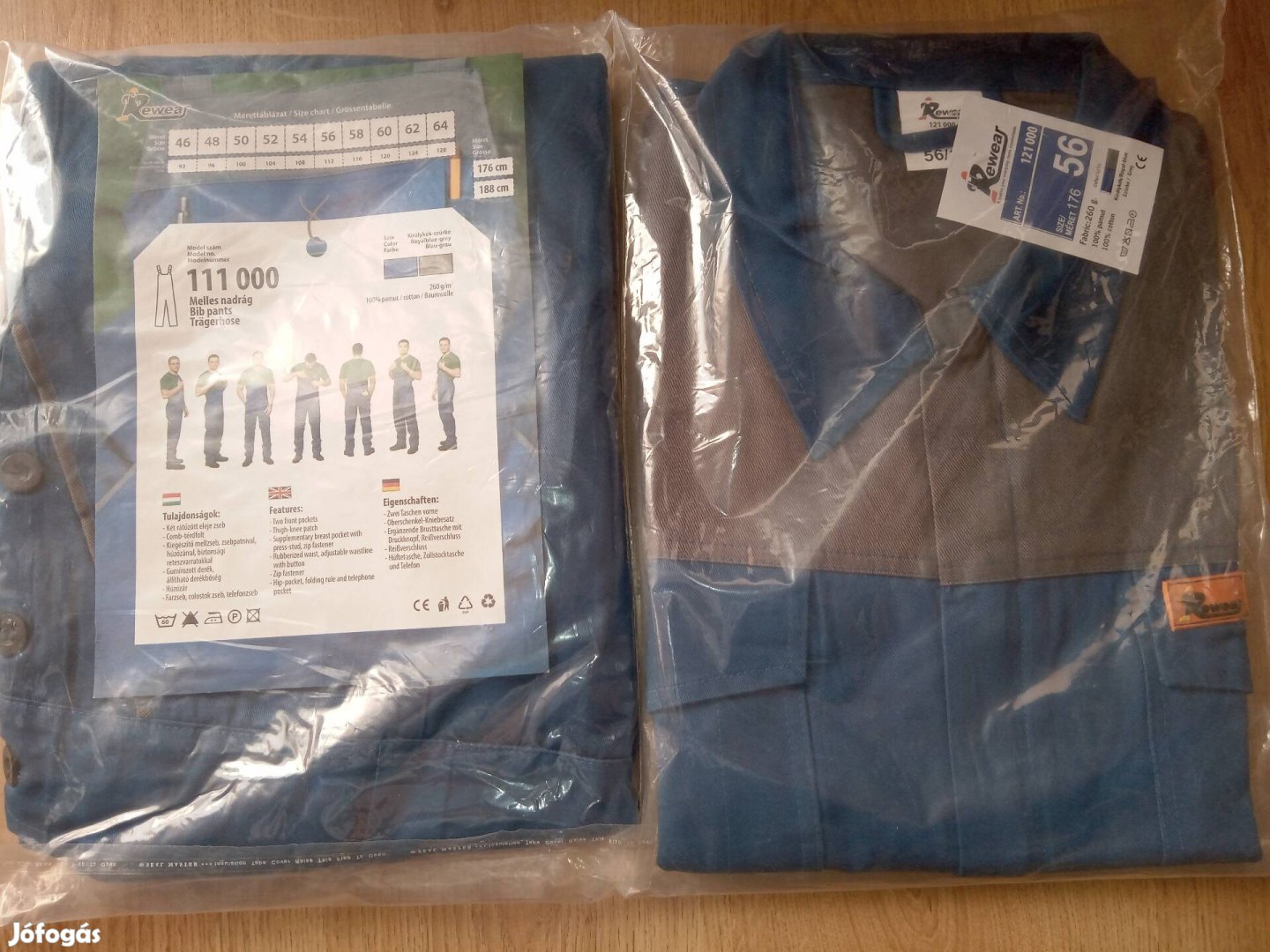 Munkavédelmi ruha szett XL új