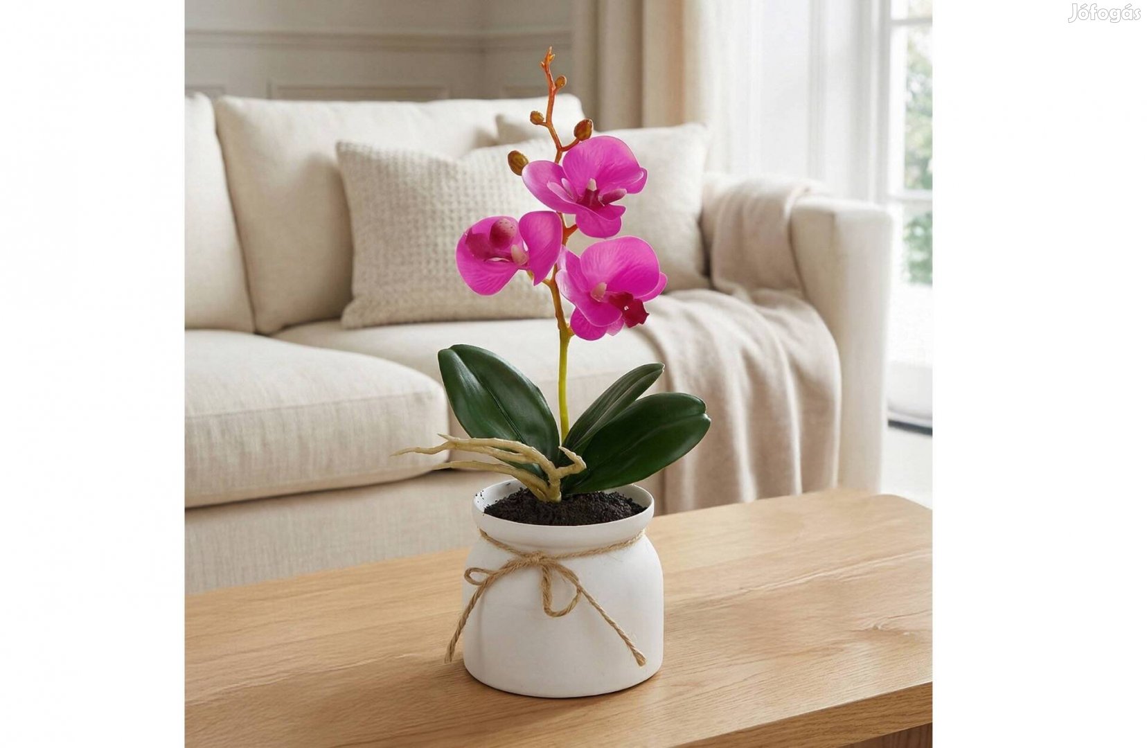Műnövény dekoráció - orchidea - 3 féle - 32,5 cm
