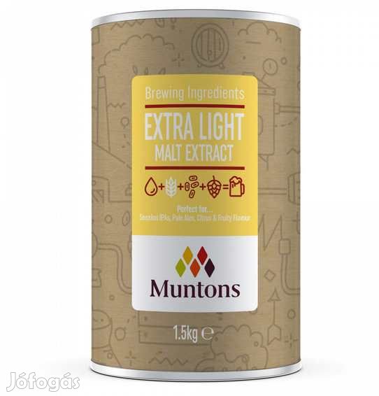 Muntons Extra Light 1,5 kg MALÁTAKIVONAT  (4822)