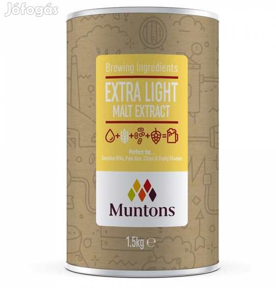 Muntons Extra Light 1,5 kg MALÁTAKIVONAT  (4822)