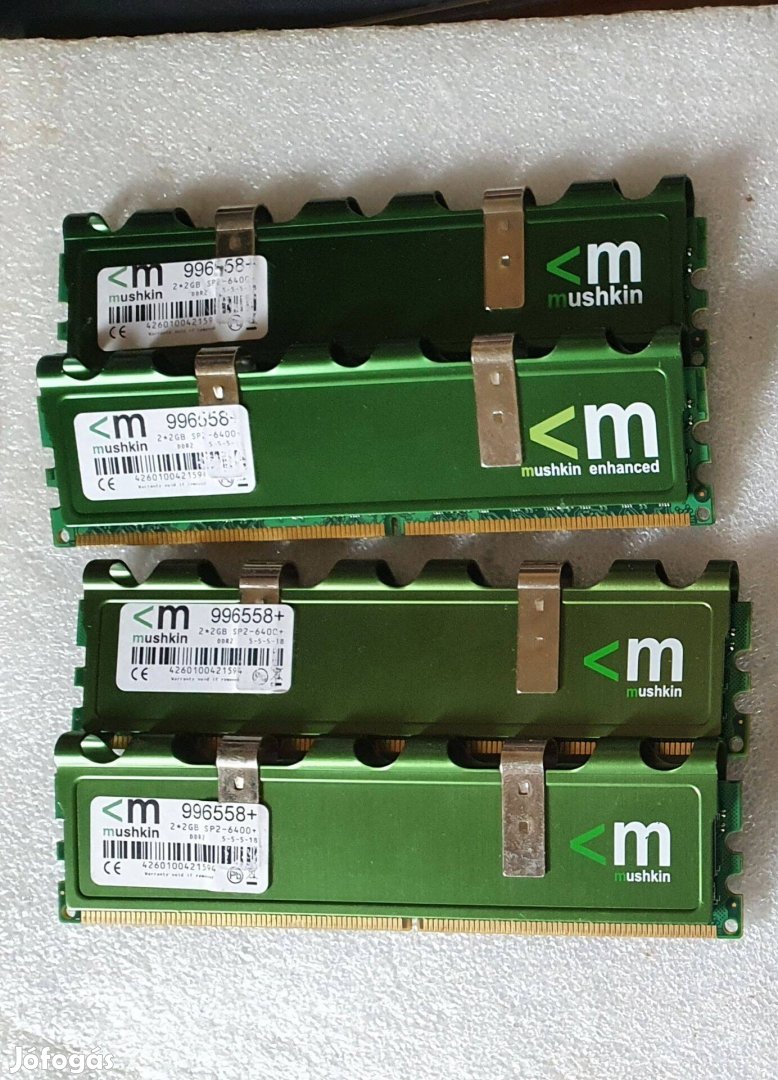 Mushkin 4x2GB DDR2 - 2G 4G 8G - Retro PC