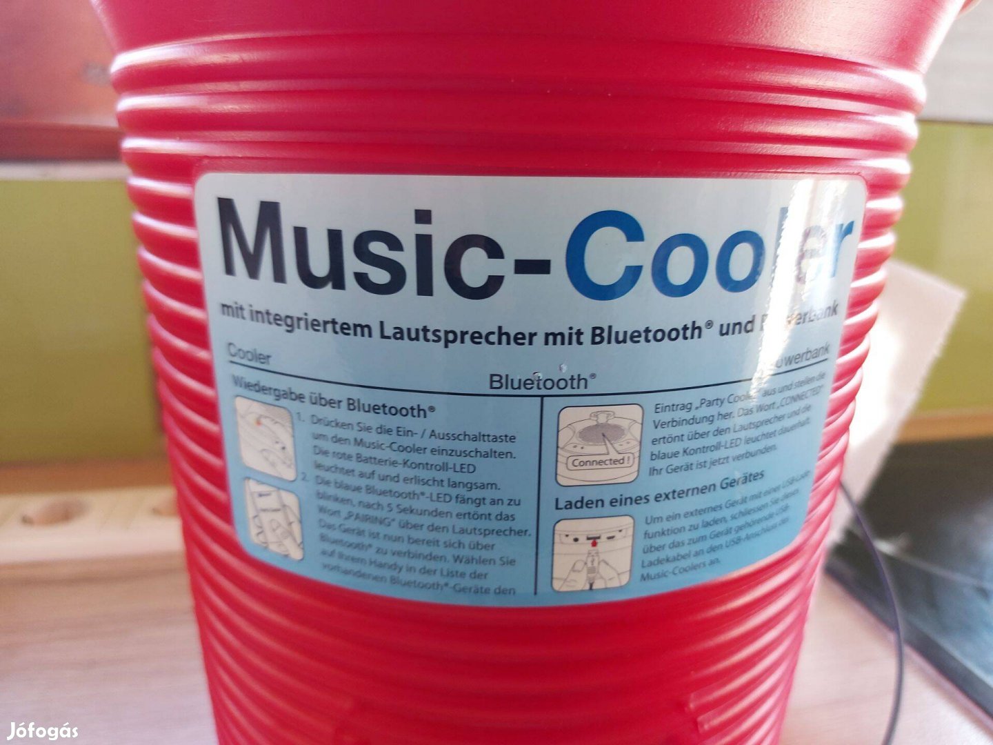 Music Box Bluetooth Boombox Powerbank Hűtőtáska!