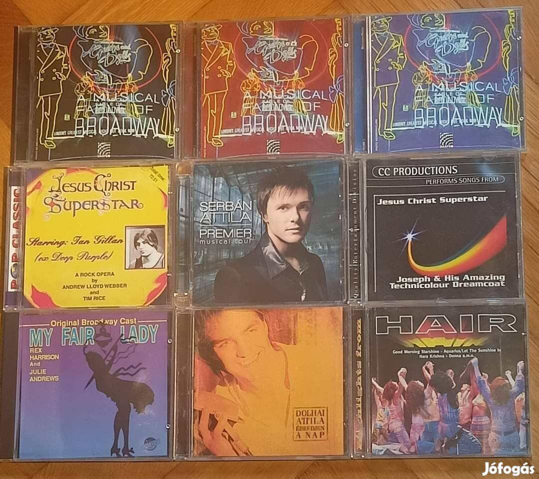 Musical CD lemez csomag 