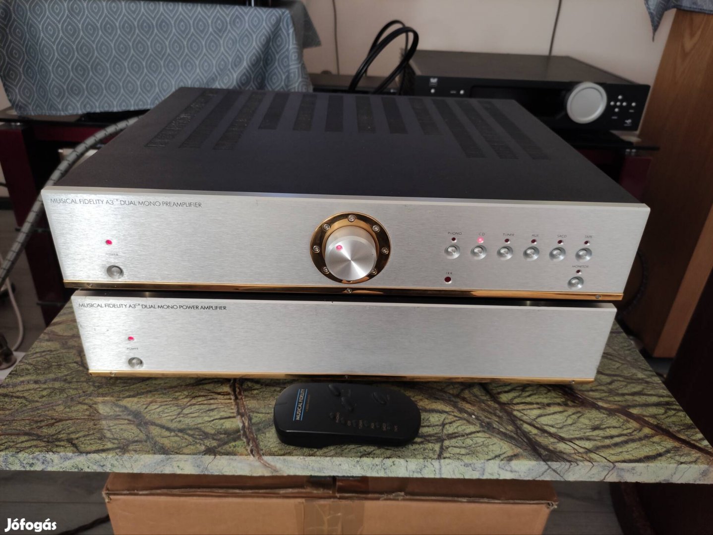 Musical Fidelity A3 CR high end dual-mono elő-végfok