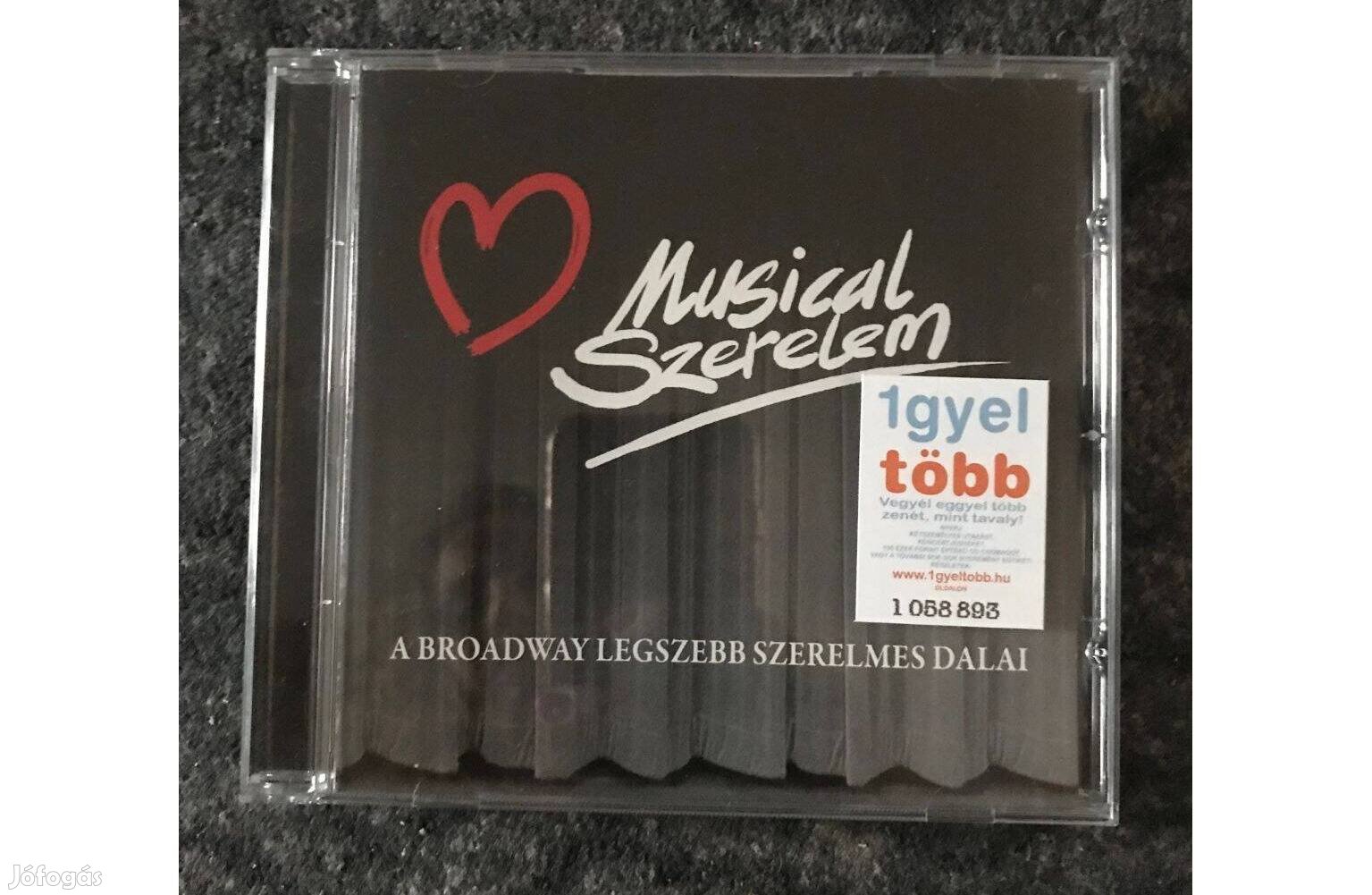 Musical Szerelem - A Broadway Legszebb Szerelmes Dalai CD Új,Posta