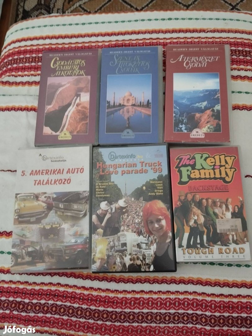 Műsoron VHS , vegyes VHS