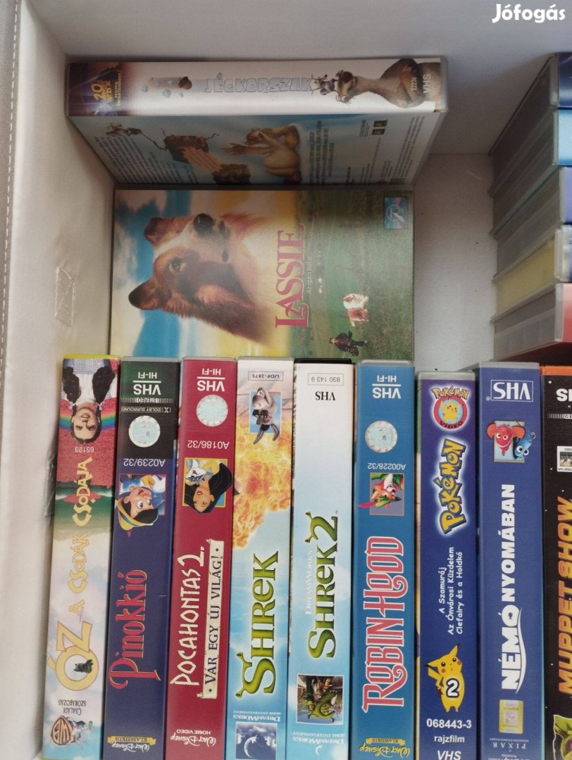 Műsoros VHS kazetták gyerekeknek