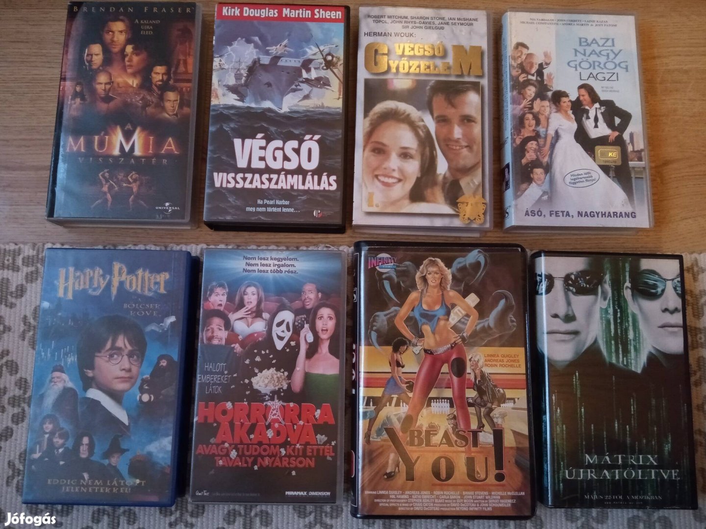 Műsoros Video kazetta gyűjtemény -VHS