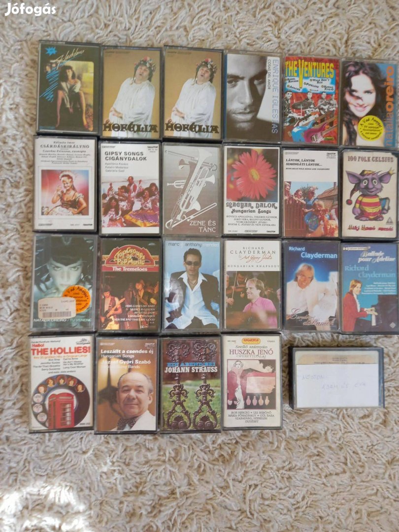Műsoros magnókazetták olcsón elvihetők