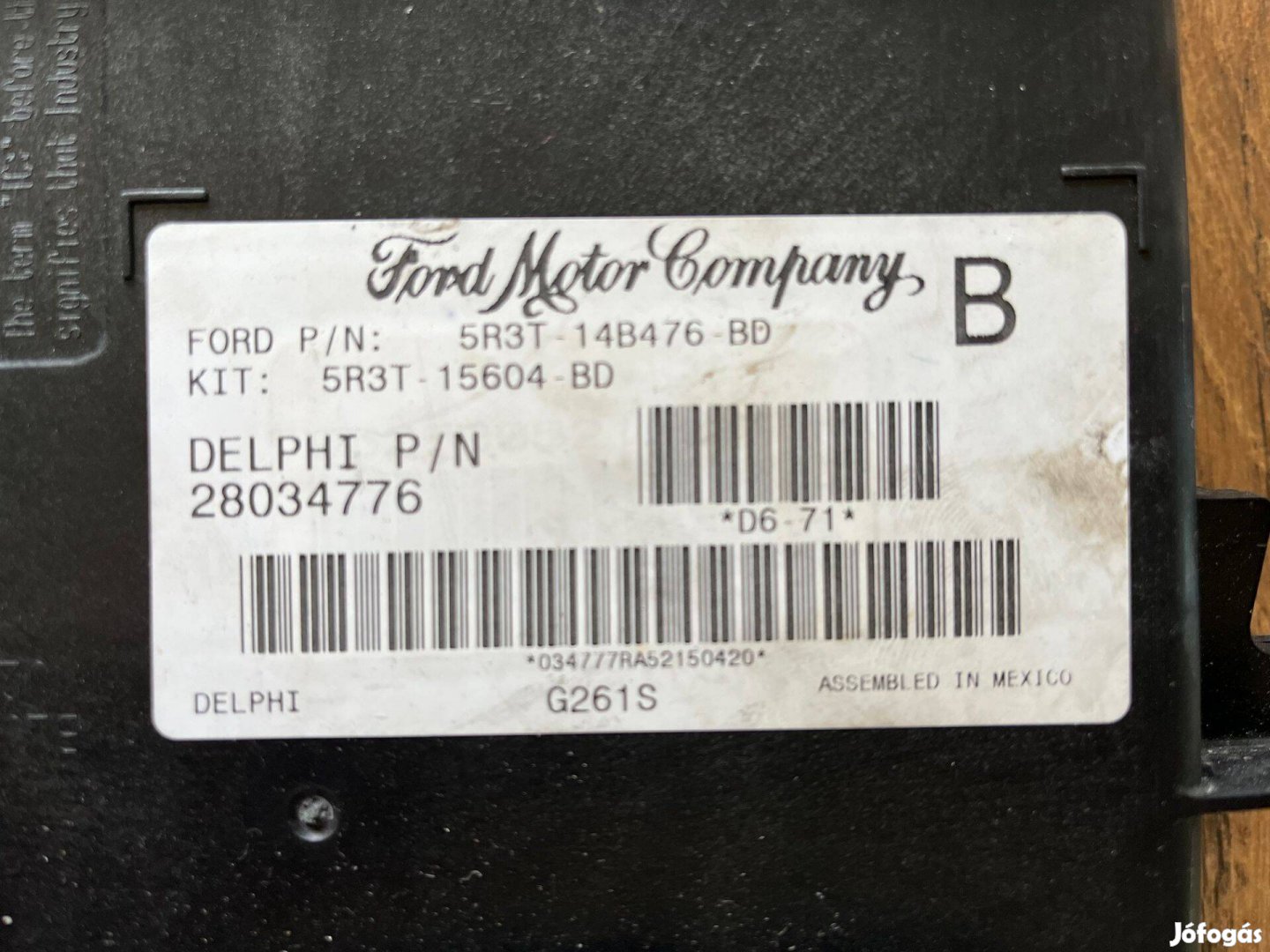 Mustang BCM - Body Control Modul Box - 5R3T 15604 - BD