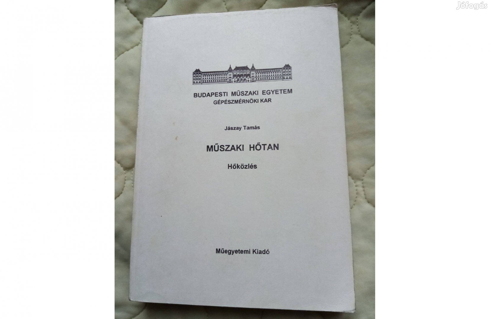 Műszaki Hőtan Hőközlés BME jegyzet