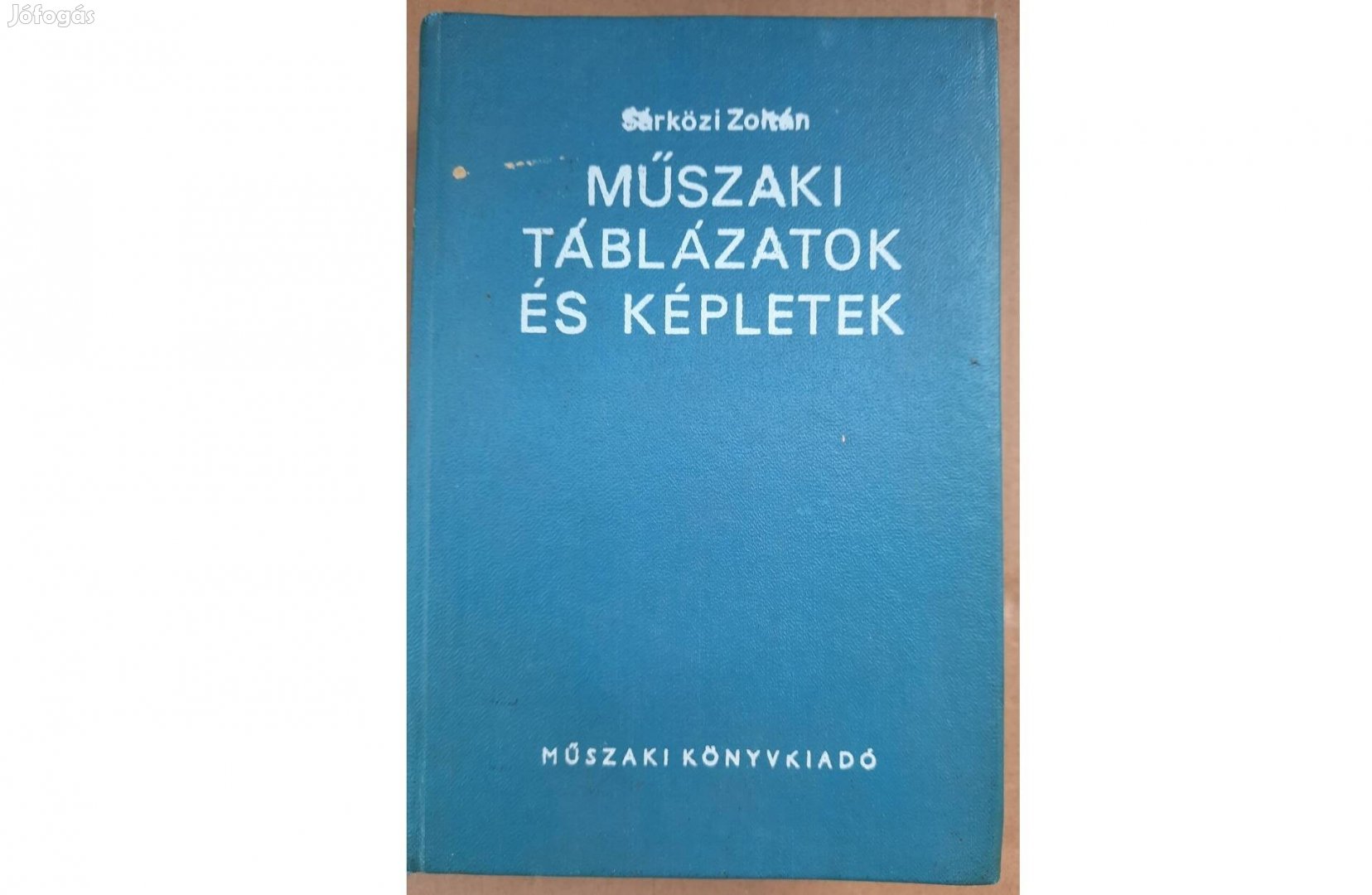 Műszaki táblázatok és képletek című könyv eladó