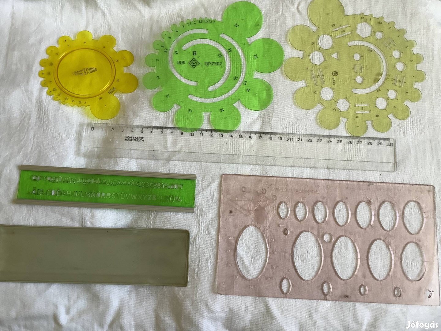 Műszaki vonalzók, sablon