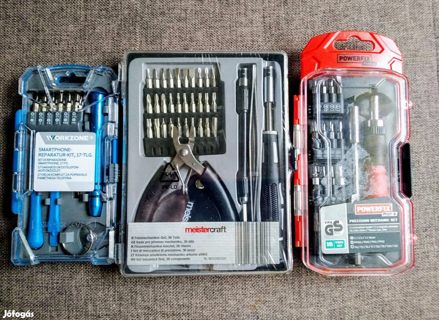 Műszerész Finommechanikai csavarhúzó szerszám Készlet Powerfix-Parksid