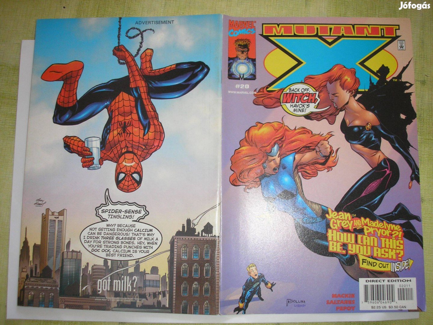 Mutant X amerikai Marvel képregény 20. száma eladó!