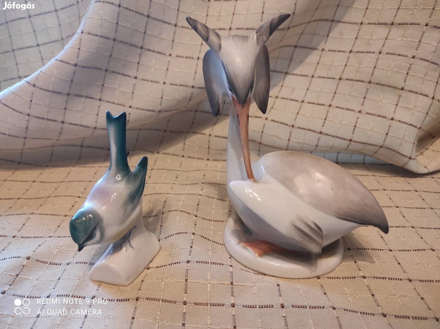 Mutatós két porcelán madár eladó!