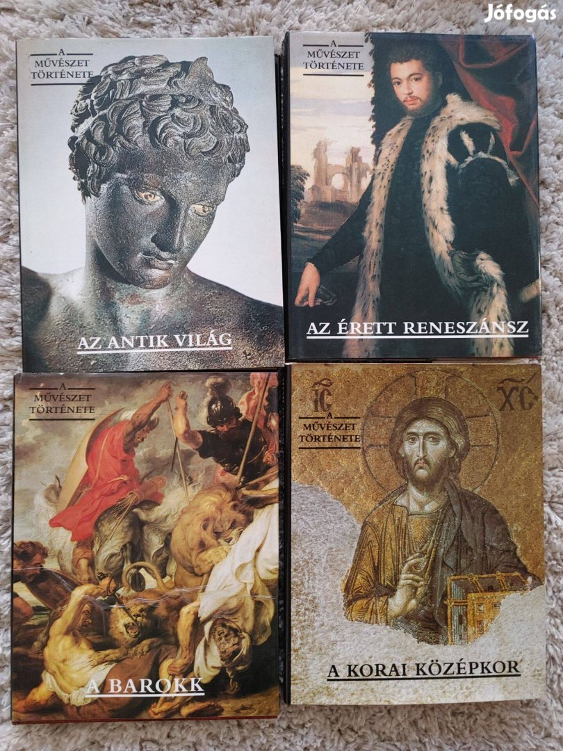 Művészet története képeskönyvek 1800Ft/db barokk reneszánsz