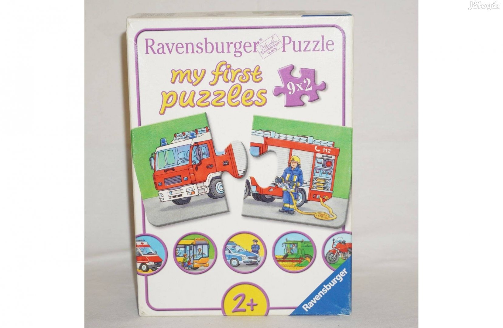 My first puzzle első kirakóm Járművek 9x2 db Ravensburger ( használt )
